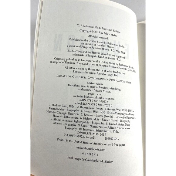 Devotion: An Epic Story of Heroism, Friendship, and Sacrifice by Adam Makos - Picture 8 of 10